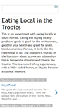 Mobile Screenshot of eatinglocalinthetropics.blogspot.com