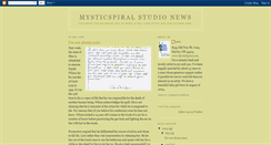 Desktop Screenshot of mysticspiralstudio.blogspot.com