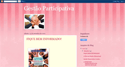 Desktop Screenshot of gestaoparticipativademocratica.blogspot.com
