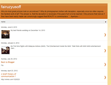 Tablet Screenshot of fairuzyusoff.blogspot.com