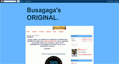 Desktop Screenshot of busagaga.blogspot.com