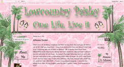 Desktop Screenshot of lowcountrypaisley.blogspot.com