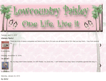 Tablet Screenshot of lowcountrypaisley.blogspot.com