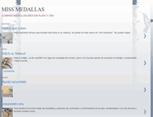 Tablet Screenshot of missmedallas.blogspot.com