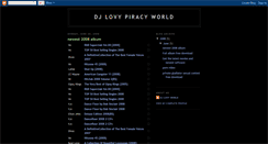 Desktop Screenshot of djlovypiracyworld.blogspot.com