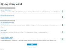 Tablet Screenshot of djlovypiracyworld.blogspot.com