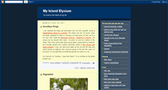 Desktop Screenshot of myislandelysium.blogspot.com