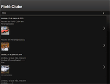 Tablet Screenshot of fiofoclube.blogspot.com