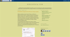 Desktop Screenshot of biblioteccom.blogspot.com