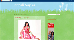 Desktop Screenshot of nepalinayika.blogspot.com