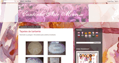 Desktop Screenshot of cantinhoartemineira.blogspot.com