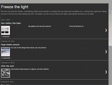 Tablet Screenshot of freezethelight.blogspot.com