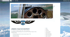 Desktop Screenshot of aeroclubriotercero.blogspot.com