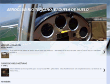 Tablet Screenshot of aeroclubriotercero.blogspot.com