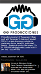 Mobile Screenshot of ggproducciones.blogspot.com