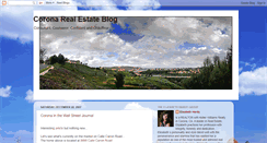 Desktop Screenshot of coronarealestateblog.blogspot.com