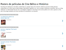 Tablet Screenshot of cine-belico-historico.blogspot.com