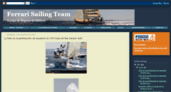 Desktop Screenshot of ferrarisailingteam.blogspot.com