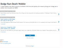 Tablet Screenshot of dodgeramdeathwobble.blogspot.com