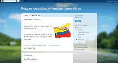 Desktop Screenshot of fraudescontablesymentirascorporativas.blogspot.com