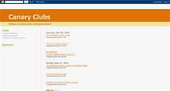 Desktop Screenshot of canaryclubs.blogspot.com