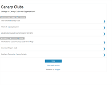 Tablet Screenshot of canaryclubs.blogspot.com