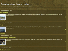 Tablet Screenshot of anadventuredownunder.blogspot.com