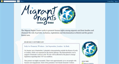 Desktop Screenshot of migrantrightscentrebristol.blogspot.com