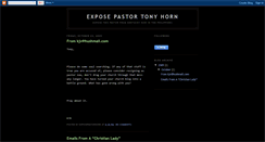 Desktop Screenshot of exposepastorhorn.blogspot.com