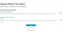 Tablet Screenshot of exposepastorhorn.blogspot.com