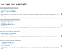 Tablet Screenshot of mortgageloanwashington.blogspot.com