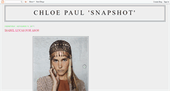 Desktop Screenshot of chloepaul.blogspot.com