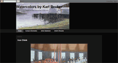 Desktop Screenshot of karlbeckerwatercolors.blogspot.com