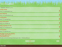Tablet Screenshot of bicyclegames-games.blogspot.com
