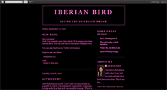 Desktop Screenshot of iberianbird.blogspot.com