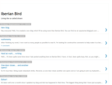 Tablet Screenshot of iberianbird.blogspot.com