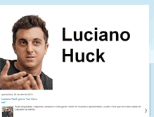 Tablet Screenshot of luciano-huck.blogspot.com