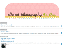 Tablet Screenshot of ellemiphotography.blogspot.com