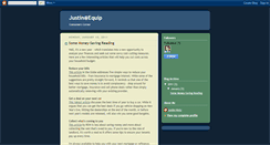Desktop Screenshot of justinequip.blogspot.com