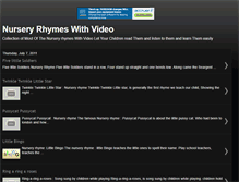 Tablet Screenshot of nursery-rhymes-4u.blogspot.com