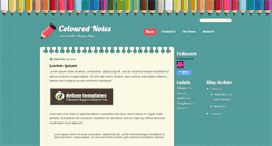Desktop Screenshot of coloured-notes-deluxetemplates.blogspot.com