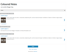 Tablet Screenshot of coloured-notes-deluxetemplates.blogspot.com