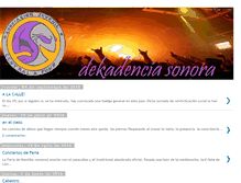 Tablet Screenshot of dekadenciasonora.blogspot.com