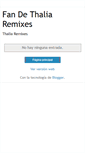 Mobile Screenshot of fandethaliaremixes.blogspot.com