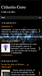 Mobile Screenshot of criterioceropatatero.blogspot.com