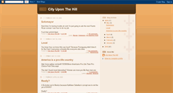 Desktop Screenshot of cityuponthehill.blogspot.com