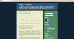 Desktop Screenshot of maggielovesbooks.blogspot.com