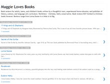 Tablet Screenshot of maggielovesbooks.blogspot.com