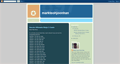 Desktop Screenshot of markteohjoonhan.blogspot.com