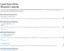 Tablet Screenshot of loudvoicefilms.blogspot.com